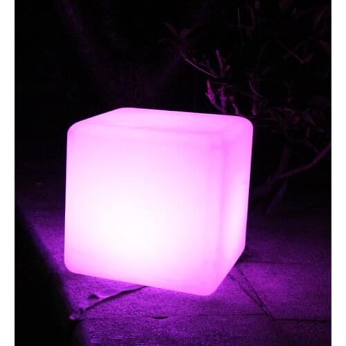 D30cm lighted led cube waterproof led ice cube lighting color changing 120mm Opener Skybess factory sale 4pcs/Lot
