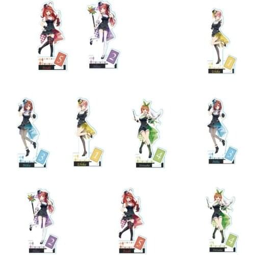 Hot Anime The Quintessential Quintuplets Stand Sign Acrylic Stand Model Toys Cute Anime Girls Figure Decoration Collectible Gift