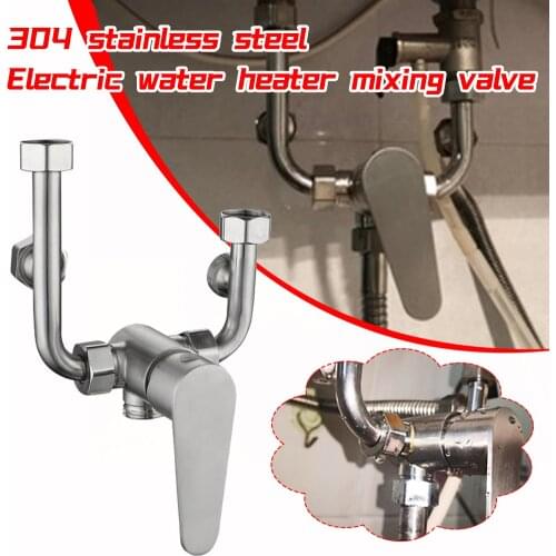 Water Mixing Valve Temperature Control Hot Cold Water Mixer Single Handle G1/2 Shower Water Valve for Water Heater