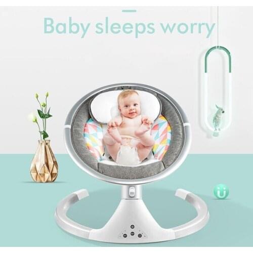 Multifunctional baby cradle reclining chair lazy comfort chair non-electric baby coaxing chair for newborns