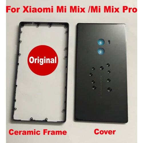 Original For Xiaomi Mi Mix /Mi Mix Pro 18k Version Ceramic Front Bezel Middle Housing Mix Ceramic Frame Housing cover