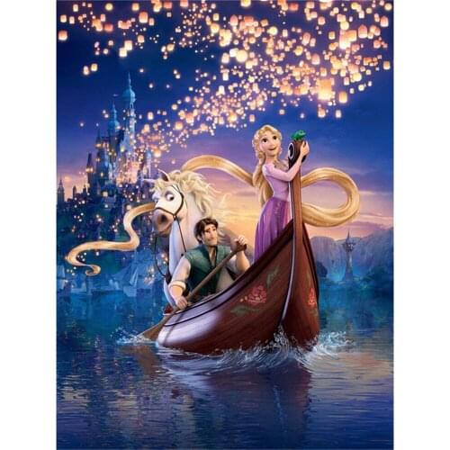 FULL 5D DIY Diamond Painting The princess snowqueenCross Stitch kit Gifts Round Diamond Art Embroidery mosaic pattern Home Decor