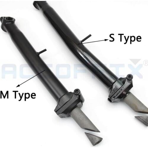 ACEOFFIX Black Head Tube Stem Chrome Molybdenum Steel S/M handlebar for Brompton Bike Accessorries Glossy or Matte