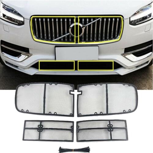 Car Front Grille Insert Net Insect Screening Mesh Accessories for Volvo Xc90 2015-2020