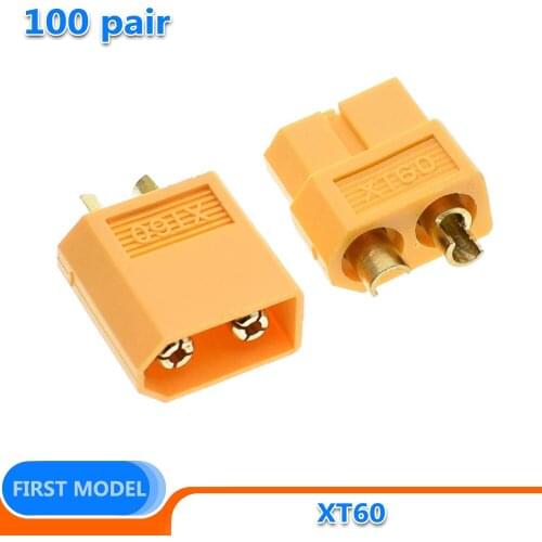 100pair XT60 XT-60 Male Female Bullet Connectors Plugs For RC Lipo Battery Wholesale Flight Controller