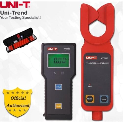 UNI-T UT255A/UT255B High Voltage Clamp Ammeters; 600A Leakage Current Meter, Data Storage, LCD Backlight