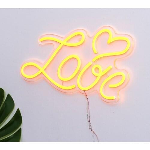Outlet HANDWRITING HELLO SUMMER LOVE Neon Letters Decoration Flexible Neon Sign Hotel Cinema Festival Party Wedding Wall Décor