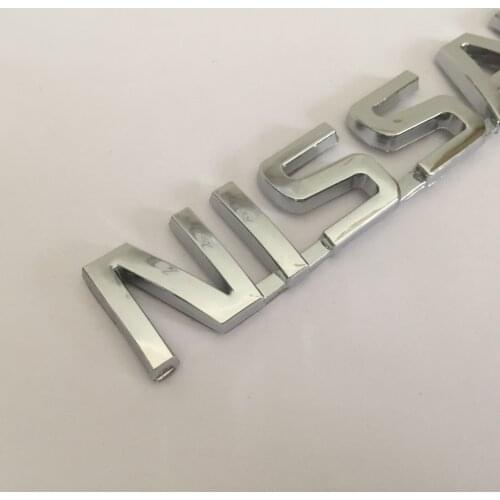 1pcs 3D High quality ABS car letters Rear Trunk emblem badge sticker Decal styling auto accessories