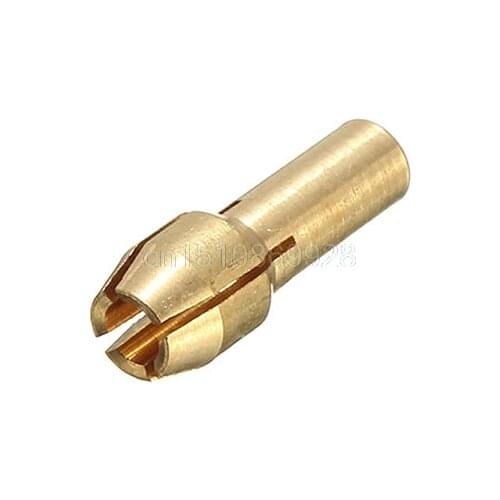 10Pcs Drill Bits 0.5-3.2mm Brass Drill Chuck Collet Bits 4.3mm Shank For Dremel Rotary Tool