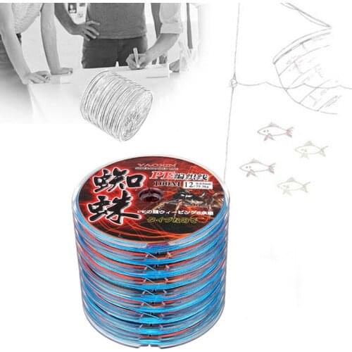100 Meters 8 Braided PE Braided Fishing Line High Quality Nylon Fishing Line Japan Super Strong Wire