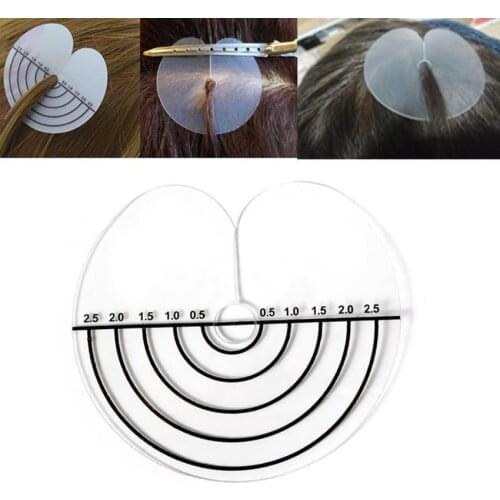 50pcs Heat Protector Shields Hair Extension Piece Round With Scale Heat Insulation Piece Good Hair Extension Useful Styling Tool