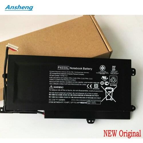 High Quality PX03XL battery for HP ENVY TOUCHSMART M6-K010dx Envy M6 k022dx HSTNN-LB4P 714762-1C1 TPN-C109 TPN-C110 TPN-C1111