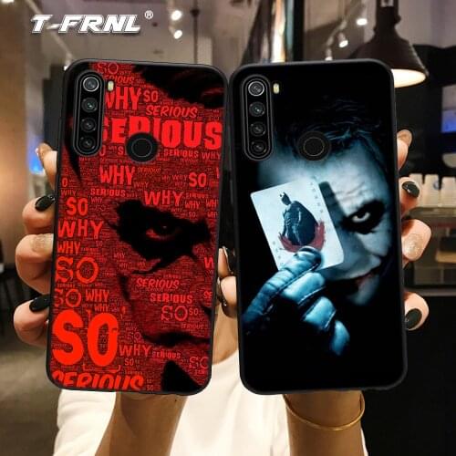 For Redmi note 8T case Joker 2019 case for Redmi 7 7A 8 8A K20 K30 Pro case Soft TPU case for Redmi note 7 8 Pro case