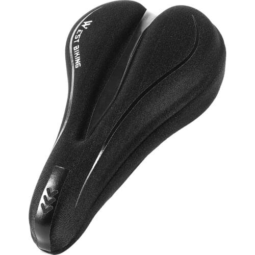 Bike Bicycle Saddle Cover Reflective Strip MTB Cycling Seat Cushion Pad