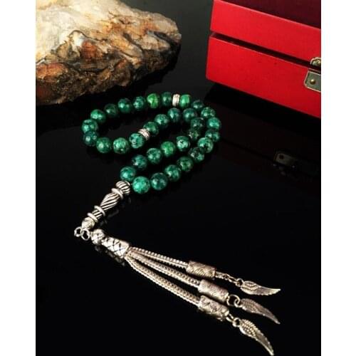 Dr stone natural stone MALAHİT Rosary XAH17 439391097