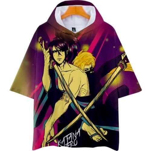 Katana ZERO 3D Prints Hooded T-shirts Women/Men Fashion Summer Short Sleeve Tshirt Hot Sale Streetwear Clothes