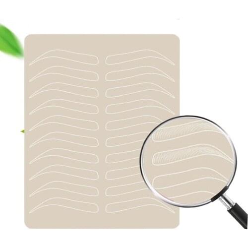 Microblading Tattoo Eyebrow Practice Skin Eyebrow Cosmetic No Ink Required Permanent Makeup Eyebrow Training Skin Tattoo Supply