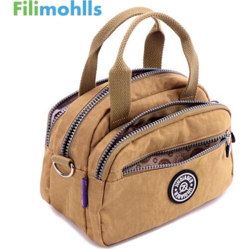 Fashion Womens Waterproof Nylon Messenger Bags Female Tote Shoulder Bags Girls Casual Handbags Crossbody School Bag S2026