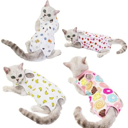 Cat Sterilization Clothes Cat Postpartum Clothes Spring And Summer Cat Surgery Clothes Anti-licking Weaning Clothes Pet Clothes