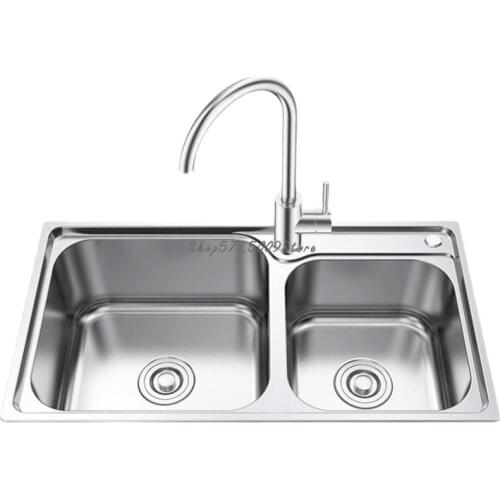 Food Grade Brushed Stainless Steel Sink Sink Package Kitchen Taichung Under Counter Basin Sink Sink Double Sink