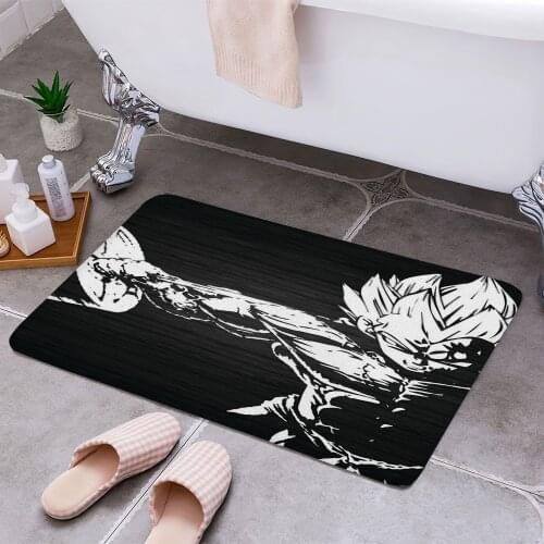 Vegeta Squat Gym Inspiring Anti-slip Modern Area Rugs Living Room Balcony Bathroom Printed Carpet Doormat Hallway Bath Mat