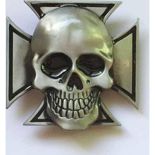 Skull and Cross Belt Buckle