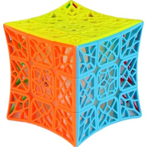 QiYi DNA concave 3x3 Stickerless Speed Cube Puzzletoys for children boys DNA 3x3x3 Stickerless Cube boys toys
