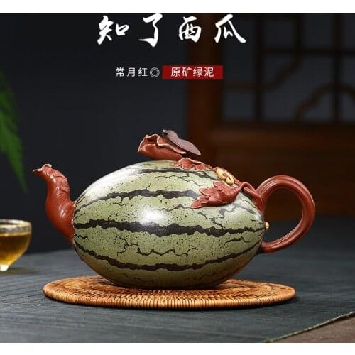 Are recommended to all hand authentic undressed ore chlorite high-grade gift custom tea teapot is often in red