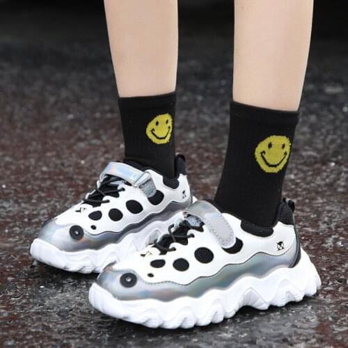 Boys Sports Shoes 2020 Autumn New Animal Panda Shoes Girls Soft Bottom Breathable Fashion Childrens Non-slip Running Sneakers