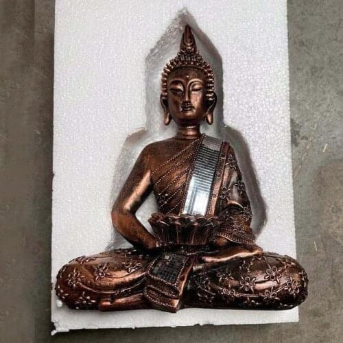Buddha Statue Nature Sandstone Fengshui Buddha Sculpture Figurine Home Decorative Ornament
