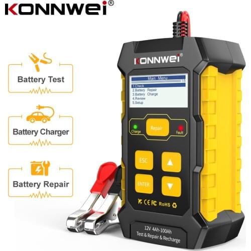 Ancel BA101 Car Battery Tester 100-2000CCA Digital Analyzer Tester 12V Auto Load Battery Analyzer Car Battery Diagnostic Tool