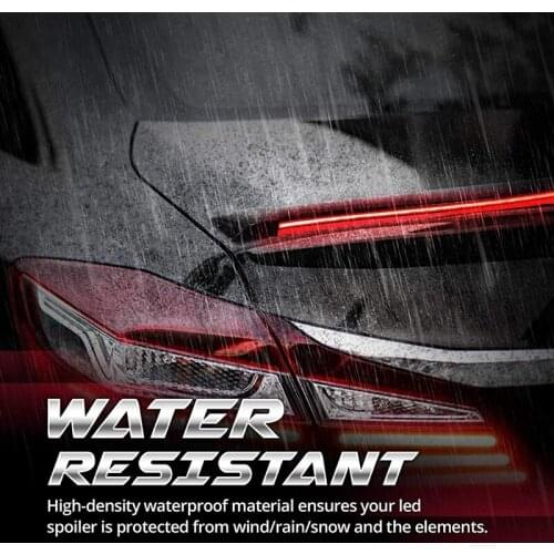 Universal Led Spoiler for Car Trunk Lip Spoiler Rear Tail Wing for BMW Peugeot Tesla POLO Mazda Passat Carbon