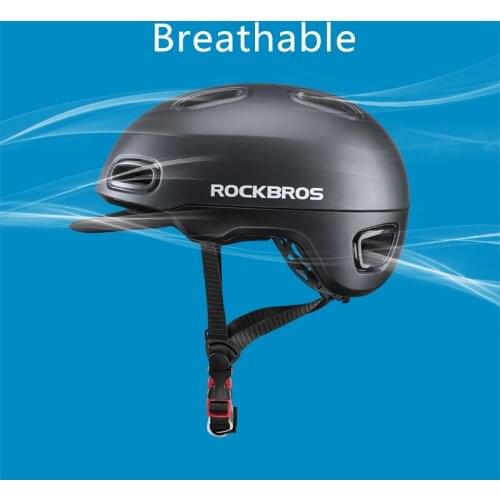 ROCKBROS EPS Integrally-molded Helmet Bike Unisex Breathable Shockproof Cycling Bicycle Helmet Adjustable Hat Cycling Equipment