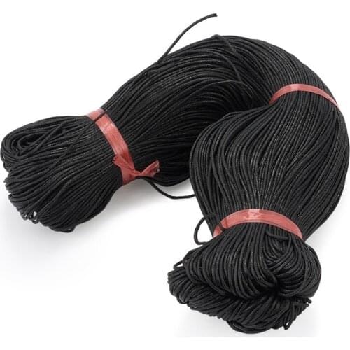 0.7mm 1.5mm Chinese Waxed Cotton Cord Thread String Strap Wire Jewelry Findings for Jewelry Making DIY about 350m/bundle