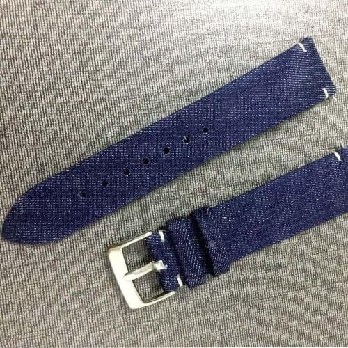 20mm Corgeut Mens Watch Watchbands Leather Strap Watches Accessories Parts Watch band