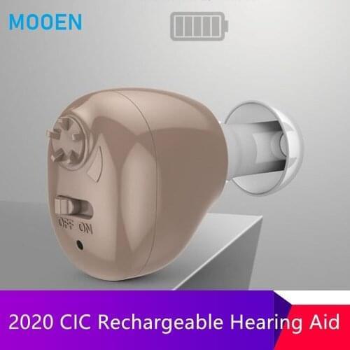 2020 new Hearing Aids Rechargeable Mini Hearing Aid Sound Amplifier Invisible Hear Clear For The Elderly Deaf Ear Care Tools