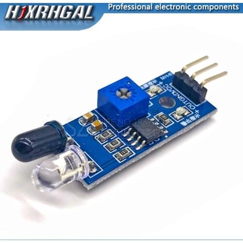 5pcs Infrared barrier Module car obstacle avoidance obstacle sensors Black Line Identify adjustable distance hjxrhgal