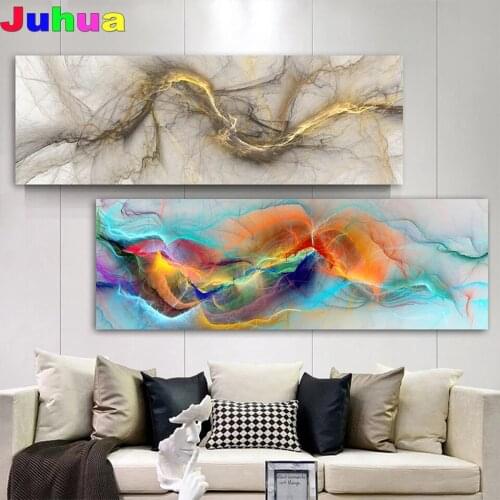 Grey Yellow Cloud Abstract 5D Diy Diamond Painting full round square diamond Embroidery Mosaic Set nordic modern decor wall art