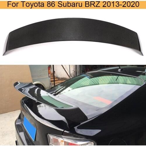 Car Rear Trunk Wing Spoiler For Toyota 86 Subaru BRZ 2013 - 2020 Rear Trunk Boot Lip Wing Spoiler Carbon Fiber