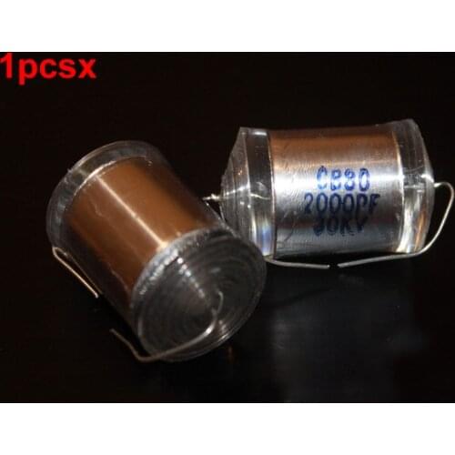 DYKB 2000pF 30KV DC High Voltage Condenser Film Capacitor CB80 for Marx generator HV Ham Radio audio