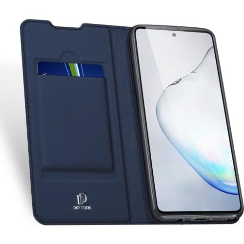 For Samsung Galaxy A81 / Note 10 Lite Skin Pro Series Flip Cover Luxury Leather Wallet Case Full Good Protection Steady Stand