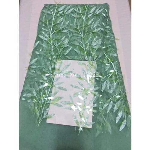 Graceful sequins French tulle embroidery lace fabric JRB-11301 with sequins african net lace textile for party dress