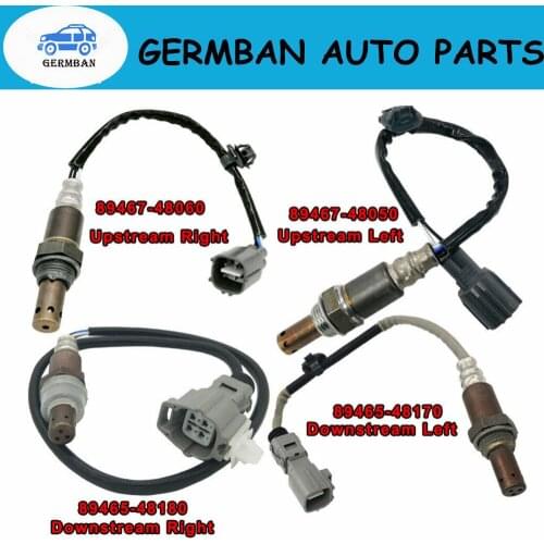 4pcs/Set UP+Downstream 89465-48170 89465-48180 89467-48050 89467-48060 Oxygen Sensor For Toyota Highlander 2004-2007 3.3L 3MZFE