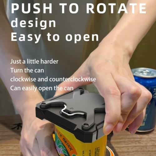 Can Opener Multifunctional Universal Topless Manual Beer Cola Opener Ez-Drink Opener Useful Kitchen Gadgets Bar Tool