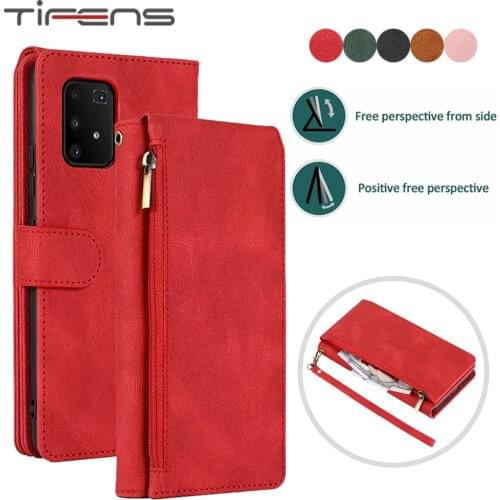 Zipper Wallet Case For Samsung Galaxy A52 A72 A51 A71 A32 A42 A12 A21S A31 A11 A50 A30 S A10 A20 E A81 A91 Leather Phone Cover