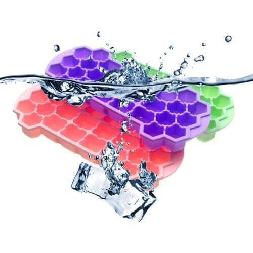 DIY26 Square Square Ice Box With Lid Silicone Ice Tray Jelly Maker High Quality Ice Tray Food Safe Bar Accessiories Kitchen Tool