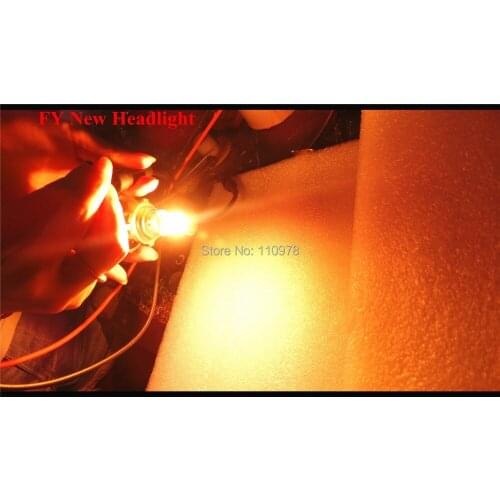 Hot Sale!Pair 60W 3200LM White/Amber/Yellow/Warm White COB Car LED Headlight H4 H7 H8 H11 9005 9006 Bulb Lamp No Odc Error