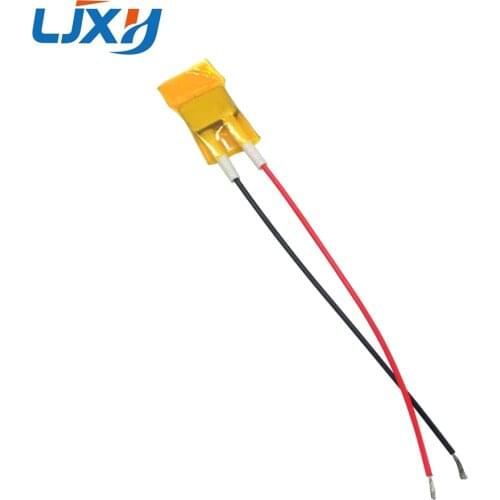 LJXH 2PCS 220V Element 8x12x3.0-3.5mm Thermostat Insulating Film PTC Heating Plate 70/150/270 degrees Wattage 2-5W/3-8W/5-10W