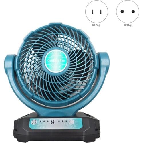 Top Deals DCF102 Portable Cordless Fan for Makita Porter-Cable Stanley 14.4V 18V 20V Lithium Battery