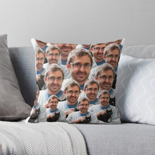 Louis Theroux - Kittens Throw Pillow Cushion Cover Polyester throw pillows case on sofa home living room car seat decor 45x45cm